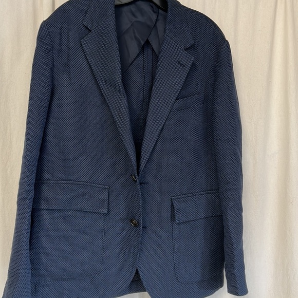 J Crew Mens Kenmare suit jacket in Italian linen-silk-cotton, BC618 Size 38/S - Picture 2 of 5